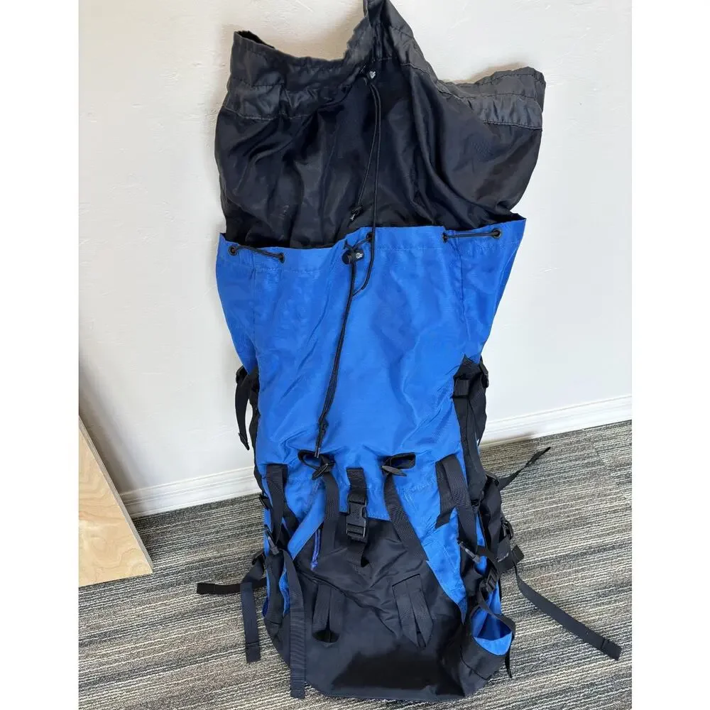 Lowe Alpine Backpack Contour IV Blue Classic 90Lx15 Hiking Frame Camping Pack
